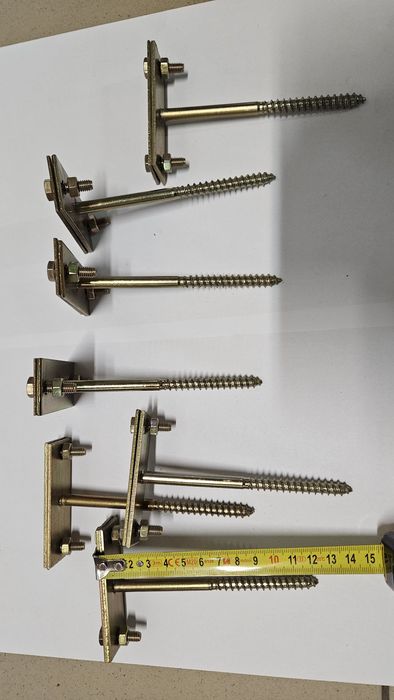 Uchwyt bednarki, drutu odgromowego, kontrolne ocynk odgrom