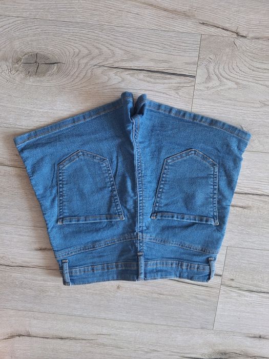 Niebieskie jeansowe krótkie spodenki cropp rozmiar S/36