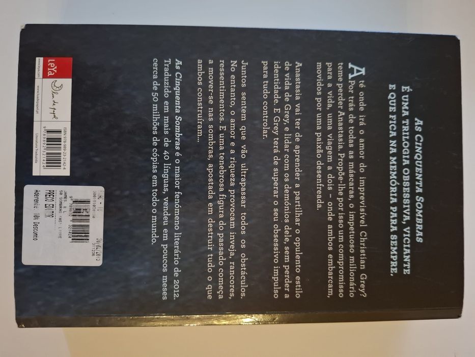Livros- As Cinquenta Sombras