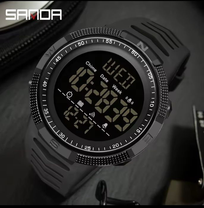 Outdoor Sports Digital 5 ATM Water Proof Watch
