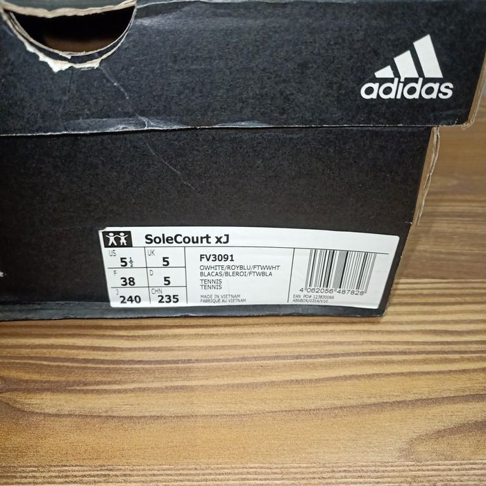 Adidas SoleCourt xJ rozm 38 FV3091