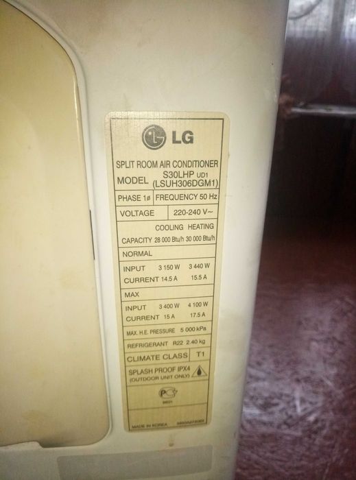 кондиціонер LG S30LHP