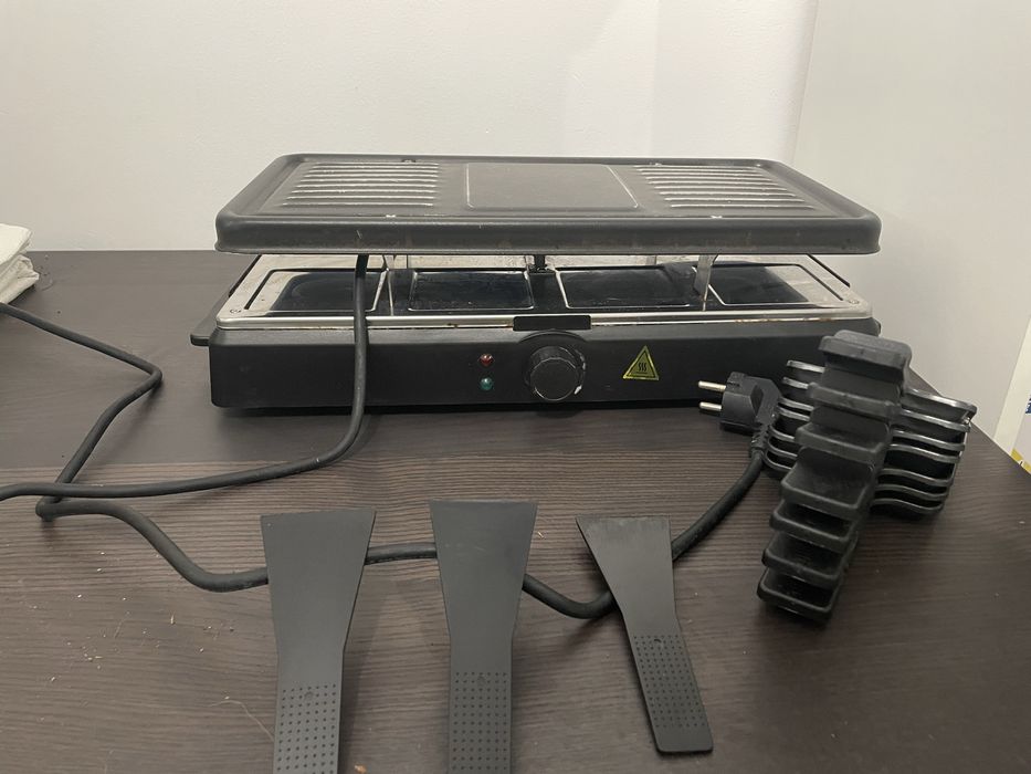 Grelhador com raclette