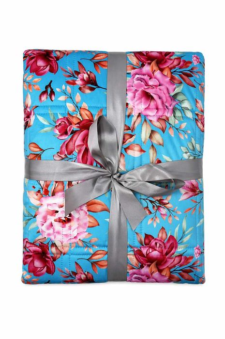 Colcha Estampada em Veludo