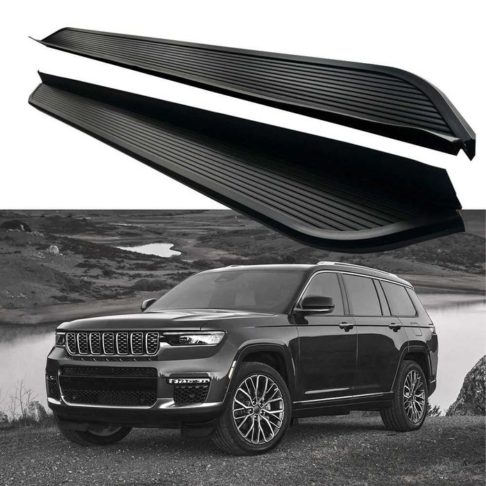 Пороги подножки Jeep Grand Cherokee WL 2021-2026 бокові пороги джип