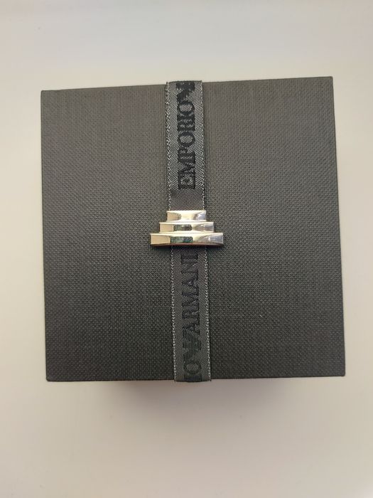 Emporio Armani зажим для галстука + запонки