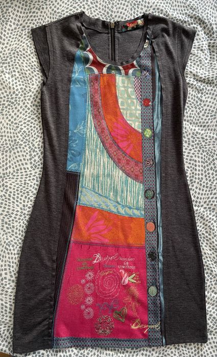 Vestido DESIGUAL rainbow - Tam. S