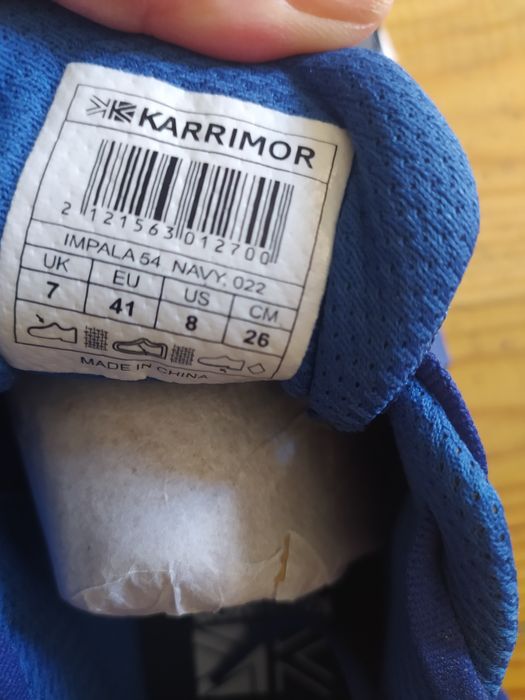 Кросівки Karrimor impala run, p. 41
Ціна 1500 грн.