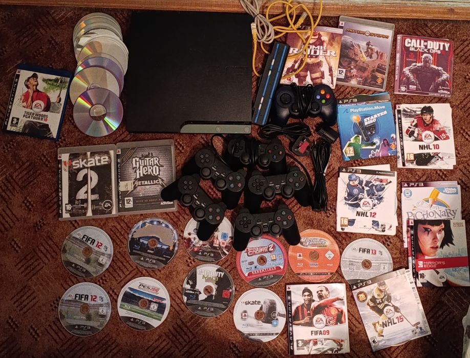 Playstation 3 slim, dualshock 3, робоча