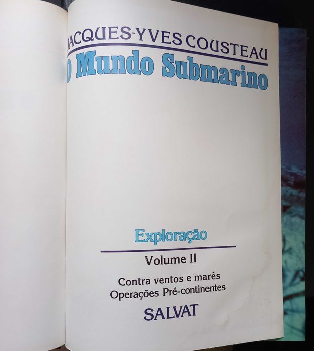 O Mundo Submarino de Jacques Costeau - vol 1 e 2 - portes incluídos
