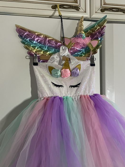 Новогоднее платье Единорожка новое