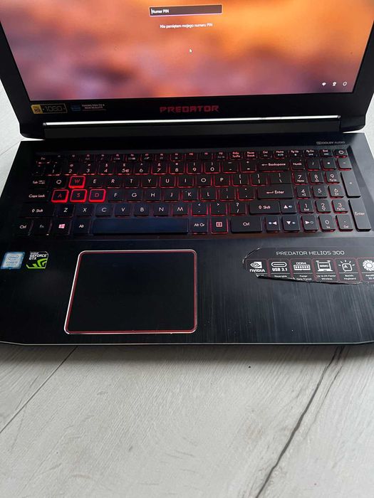Acer Predator Helios 300 GTX 1050Ti i5 -8300 16GB RAM