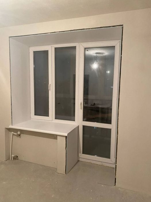 Монтаж Демонтаж Заміна Вікон Дверей Перегородок Ремонт Балкона