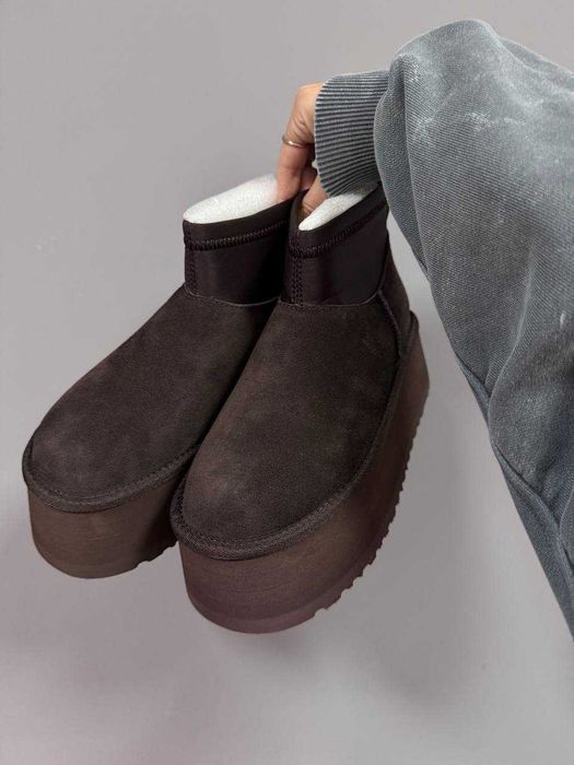 Уггі UGG Dipper Mini Chocolate premium АКЦІЙНА ЦІНА натуральні