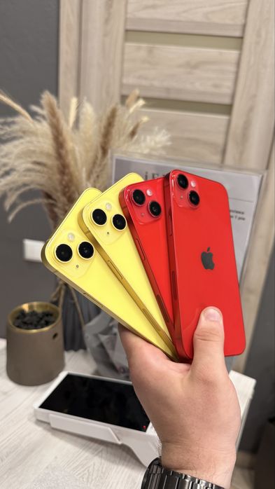 iphone 14 plus 128/256gb red/yellow