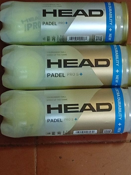 Bolas Head Padel pro S+ novas nunca usadas