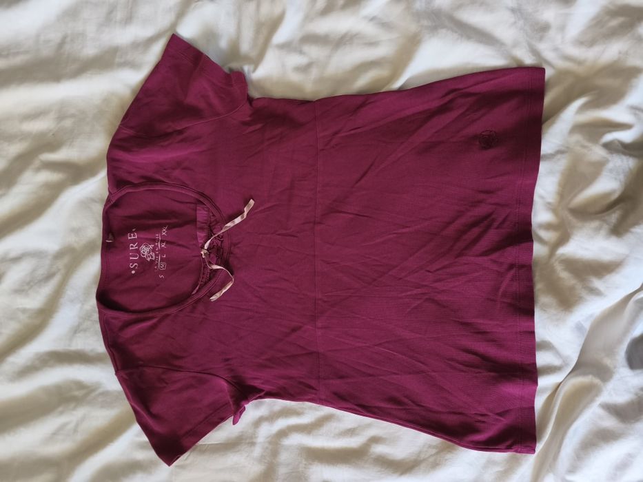Damski t-shirt,fuksja