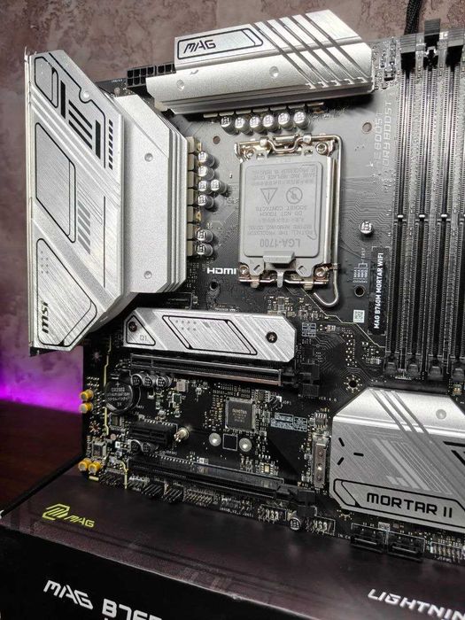 Материнська плата Msi MAG B760M Mortar Wifi (LGA1700) 12-13-14 Покоління Intel