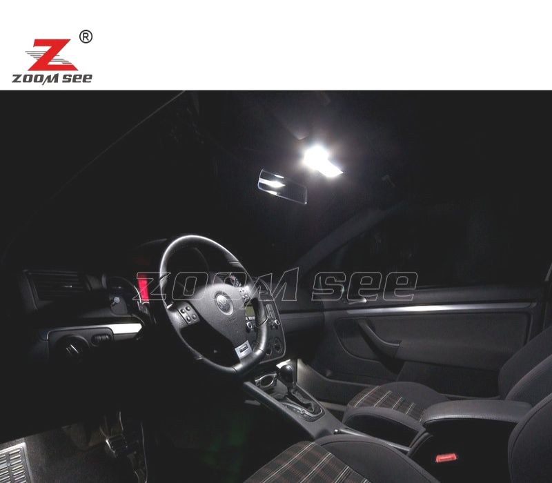 KIT COMPLETO DE 14 LÂMPADAS LED INTERIOR PARA VOLKSWAGEN VW GOLF PLUS 2010-2014