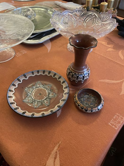 Gliniane bługarskie ceramiczne naczynka