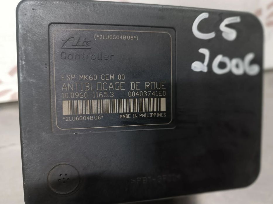 MODULO ABS CITROEN C5 II REF. 9659770580 100206-02334 ESP MK60