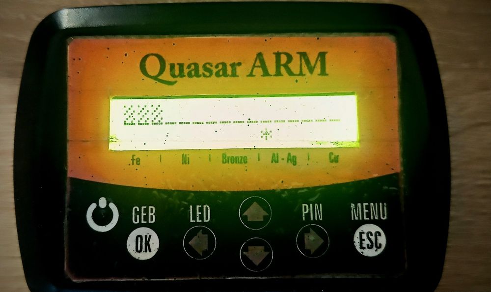 Wykrywacz metali Quasar ARM, sam blok elektroniczny  bez sondy i stelaża