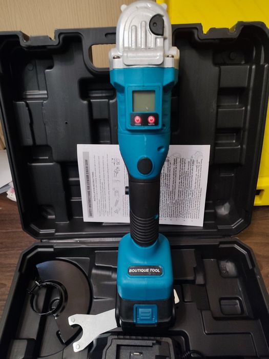 Акумуляторна болгарка в кейсі компактна акумуляторна болгарка