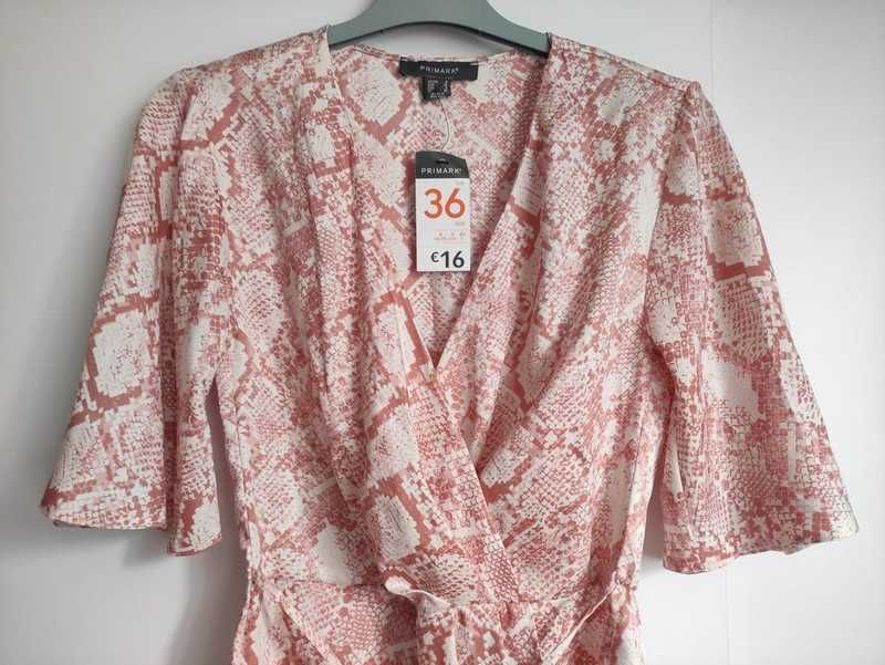 Primark nowa bluzka rozm 36 S skóra węża