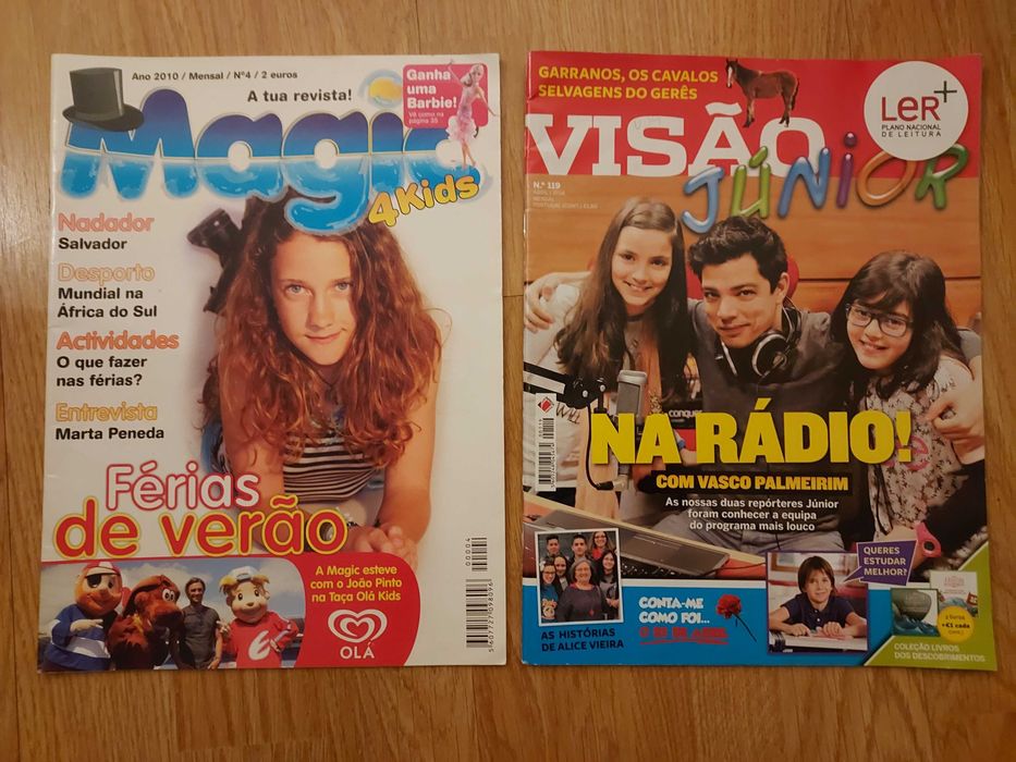 Revista Magic 4 Kids e Visão Júnior