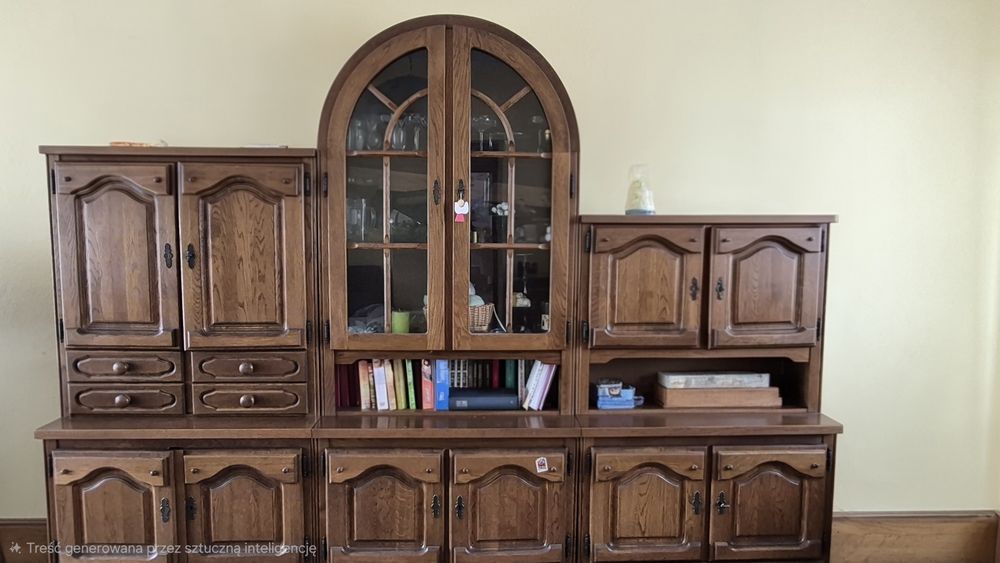 Meblościanka Swarzędz  dębowa