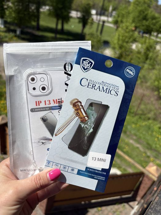 Захисне скло + комплект iPhone 13 mini