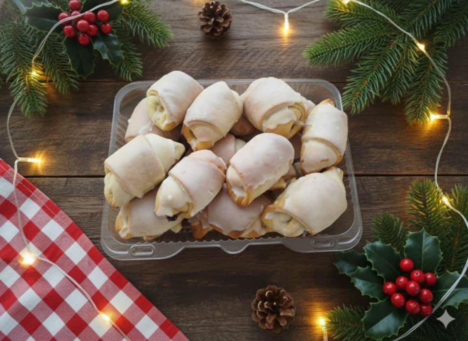 Rogaliki półkruche drożdżowe