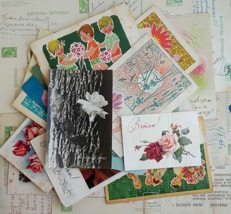 Листівки підписані 50-60рр. - 65 шт.