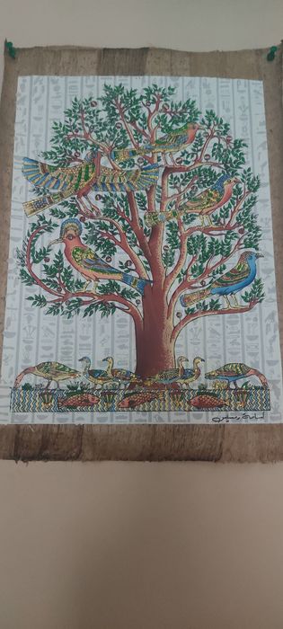 Картини на папірусі з Єгипту.