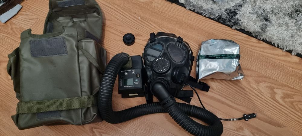 Maska przeciwgazowa arf a ephese para lotnicza francuska