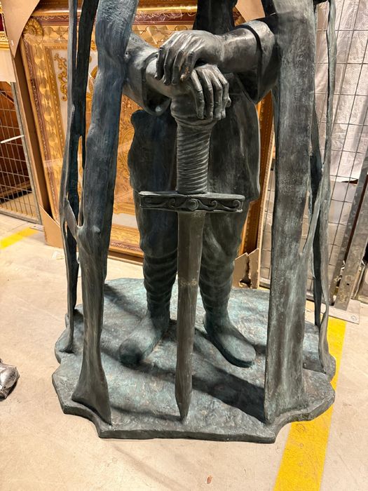 Posąg Króla Artura - Figura Z Brązu 180 Cm