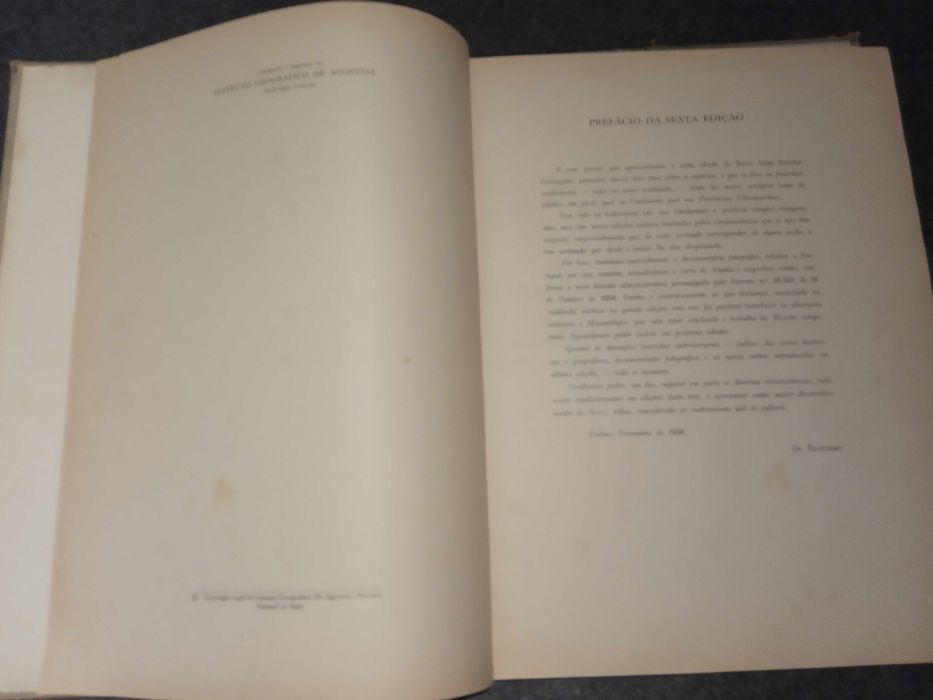 Novo Atlas Escolar Português - 1956 - João Soares