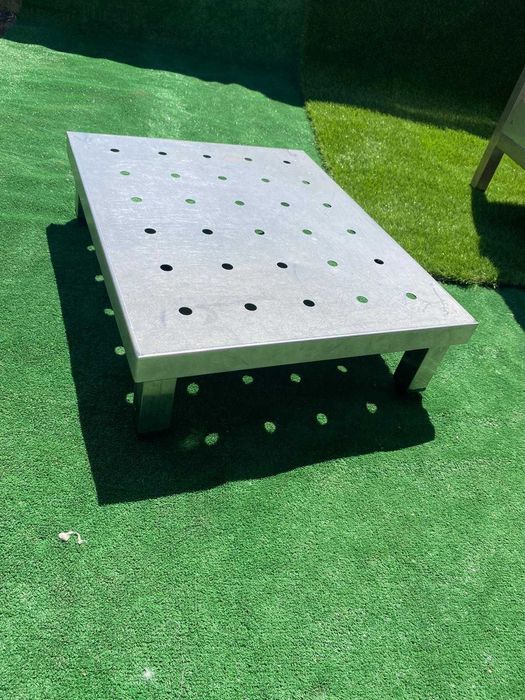 Base de inox para máquinas