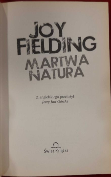 Martwa Natura Joy Fielding