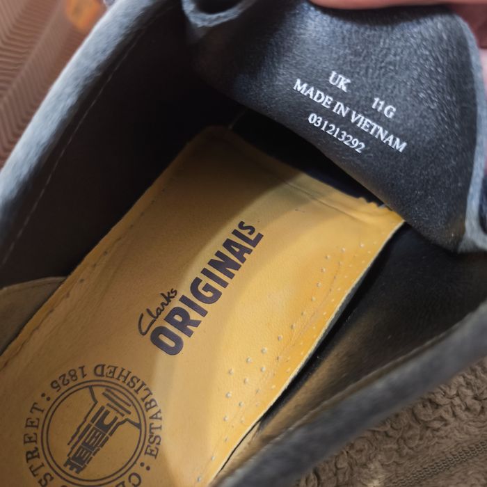 Чоловічі черевики мокасини clark’s originals wallabee