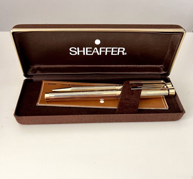 Conjunto canetas Sheaffer em ouro