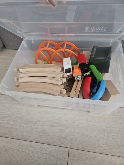 Drewniana kolejka Lillabo Ikea