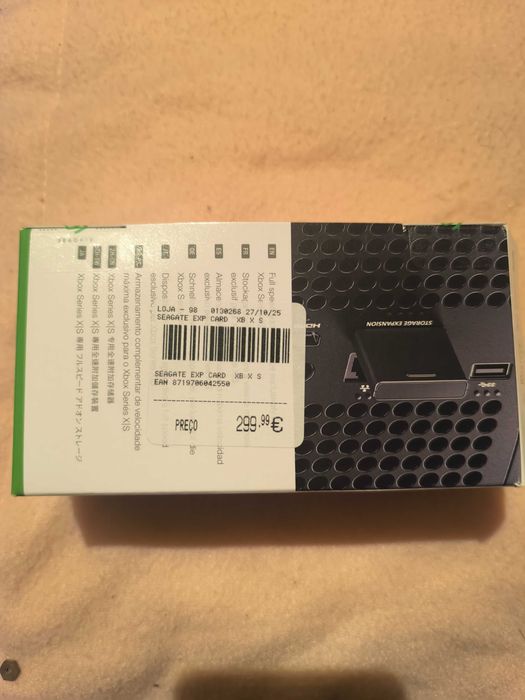 Cartão expansor seagate Xbox series s/x 2 TB (2000 gigas)