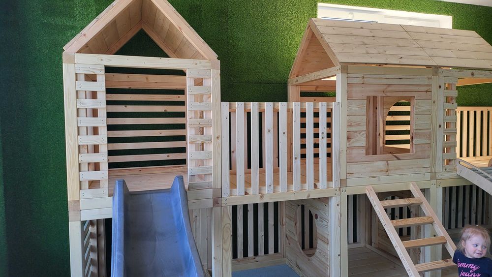 Modu-Box Drewniany Nowoczesny Modułowy Plac Zabaw