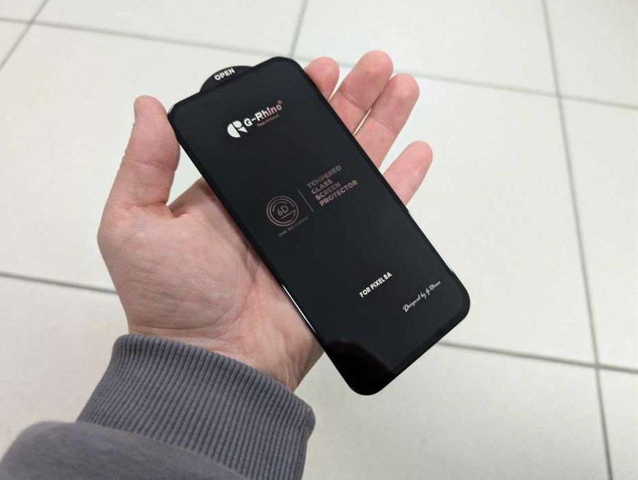 Google Pixel 8A Защитное стекло G-Rhino Full Glue Захисне скло