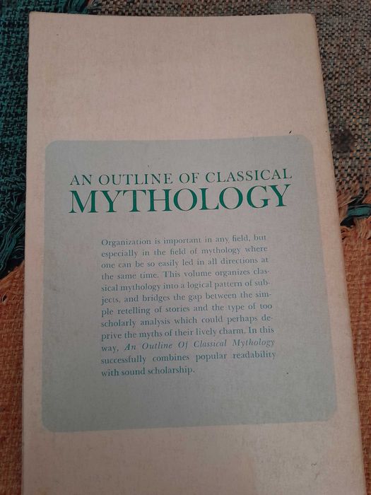 An outline of classic mythology