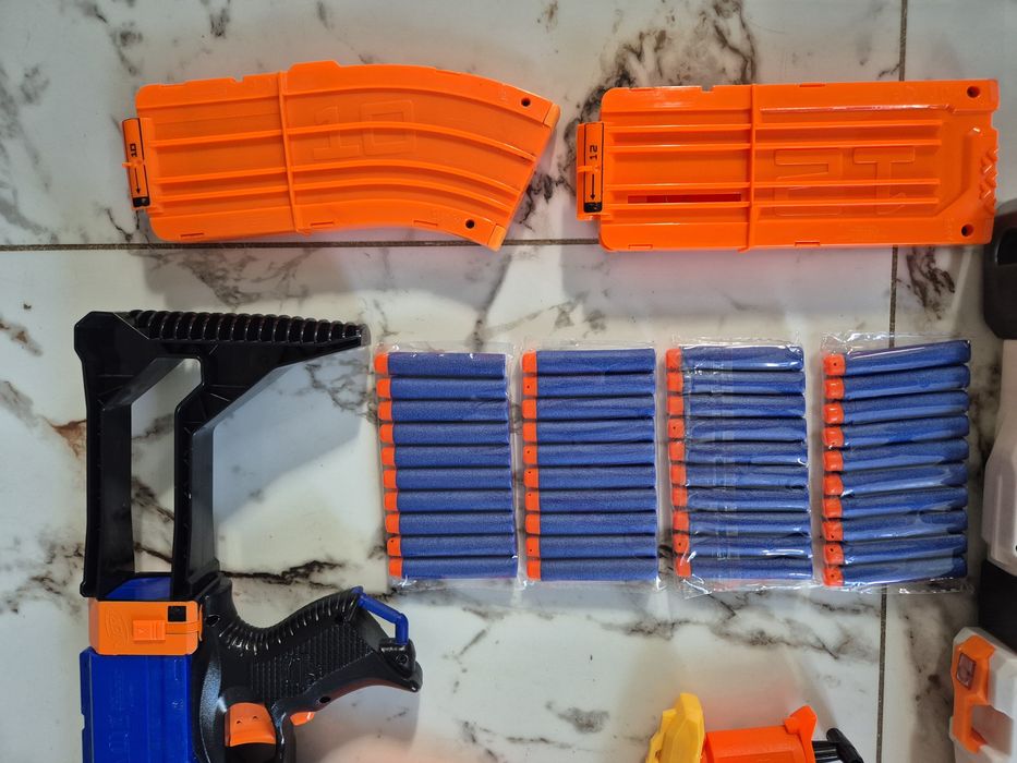 Karabiny i pistolety NERF zestaw extra