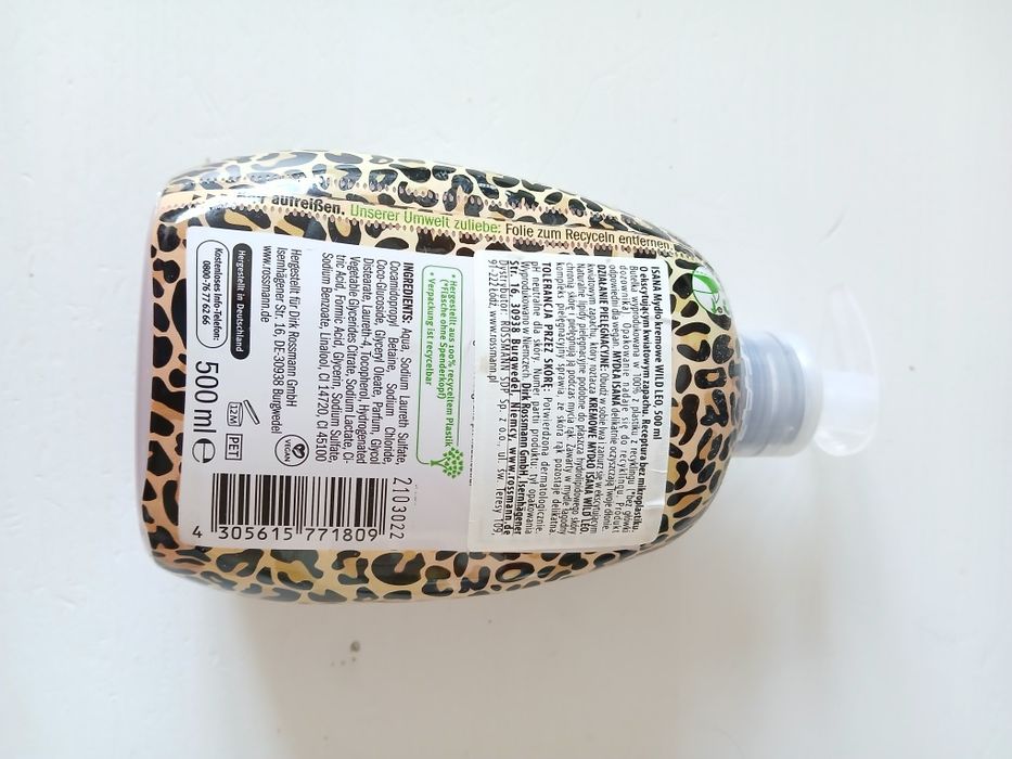 Nowe mydło Isana Wild Leo 500ml