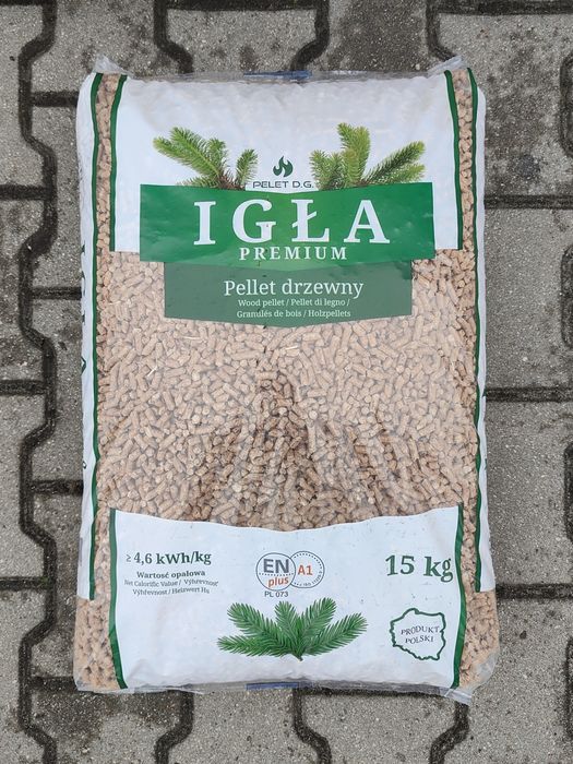 Polski Pellet Certyfikowany IGŁA Premium ENplus A1 super jakość Dostawa Gratis