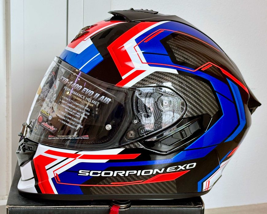 Capacete NOVO Scorpion EXO-1400 EVO II Air (31% Desconto) Tam L-XL